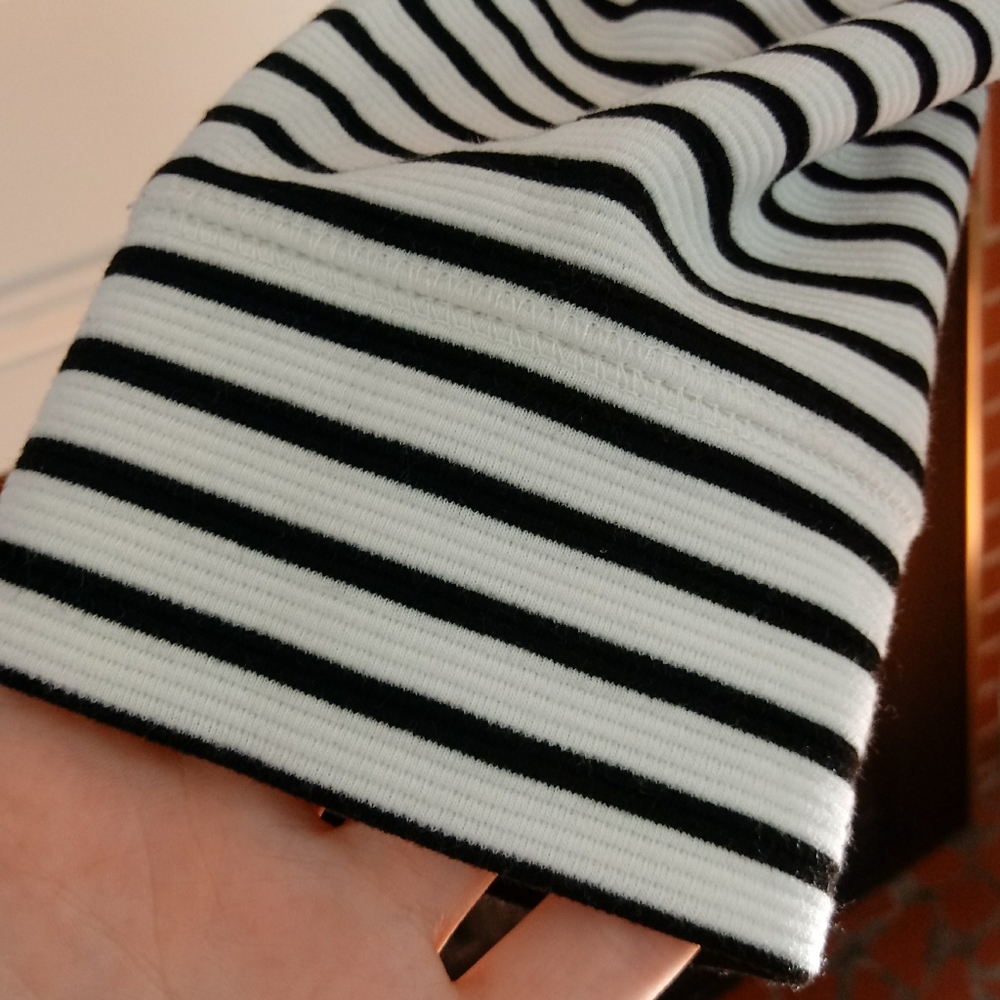 LOFT Lou & Grey Striped Ottoman Popover Knit Top, Oversized Fit - Picture 6 of 12